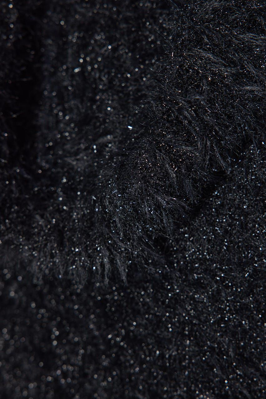 rienda「2WAYファーライクジャガードニットトップス」|ニット・セーター|