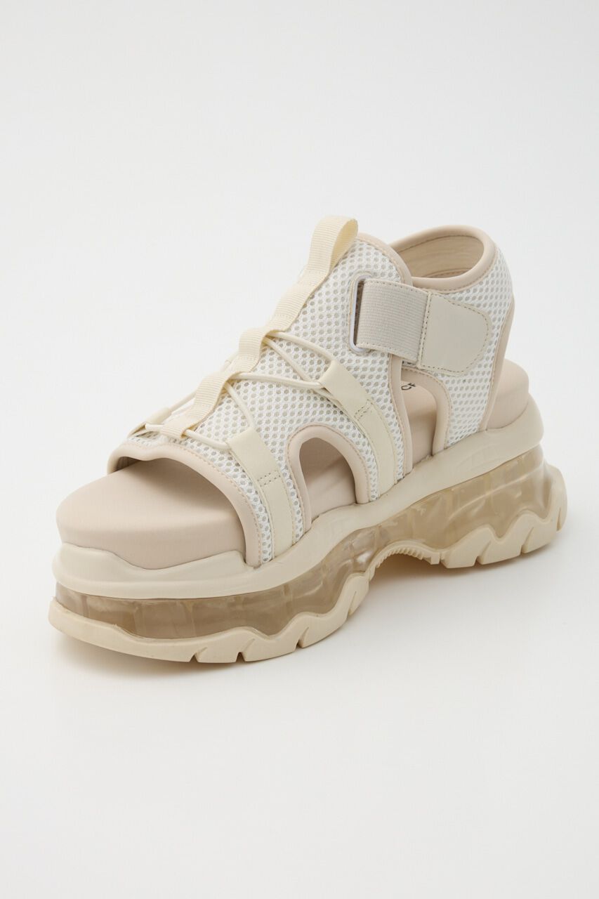 RODEO CROWNS「クリアソール ボリュームサンダル」|サンダル|