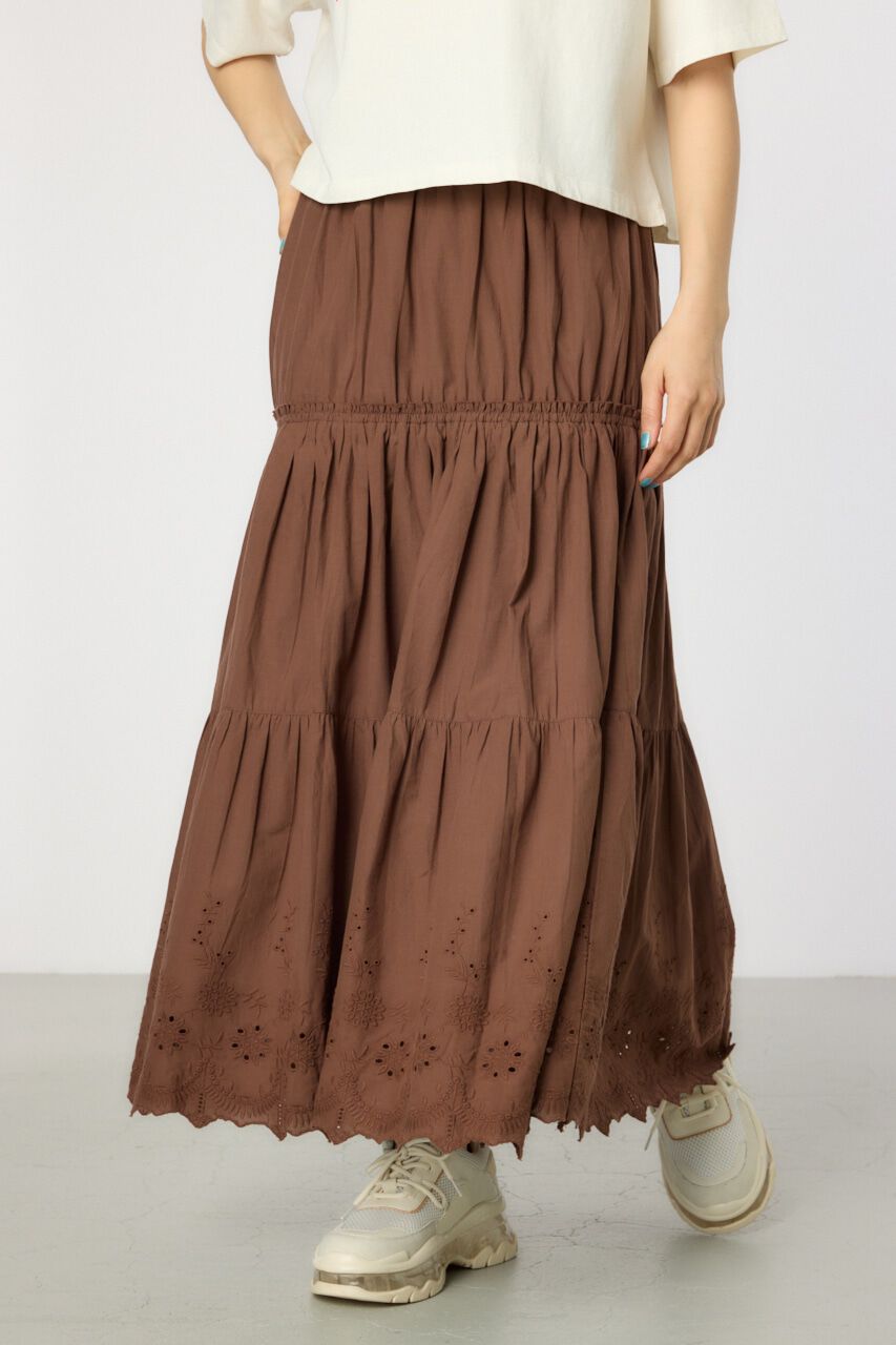 RODEO CROWNS「コットンローンスカラップスカート」|スカート|