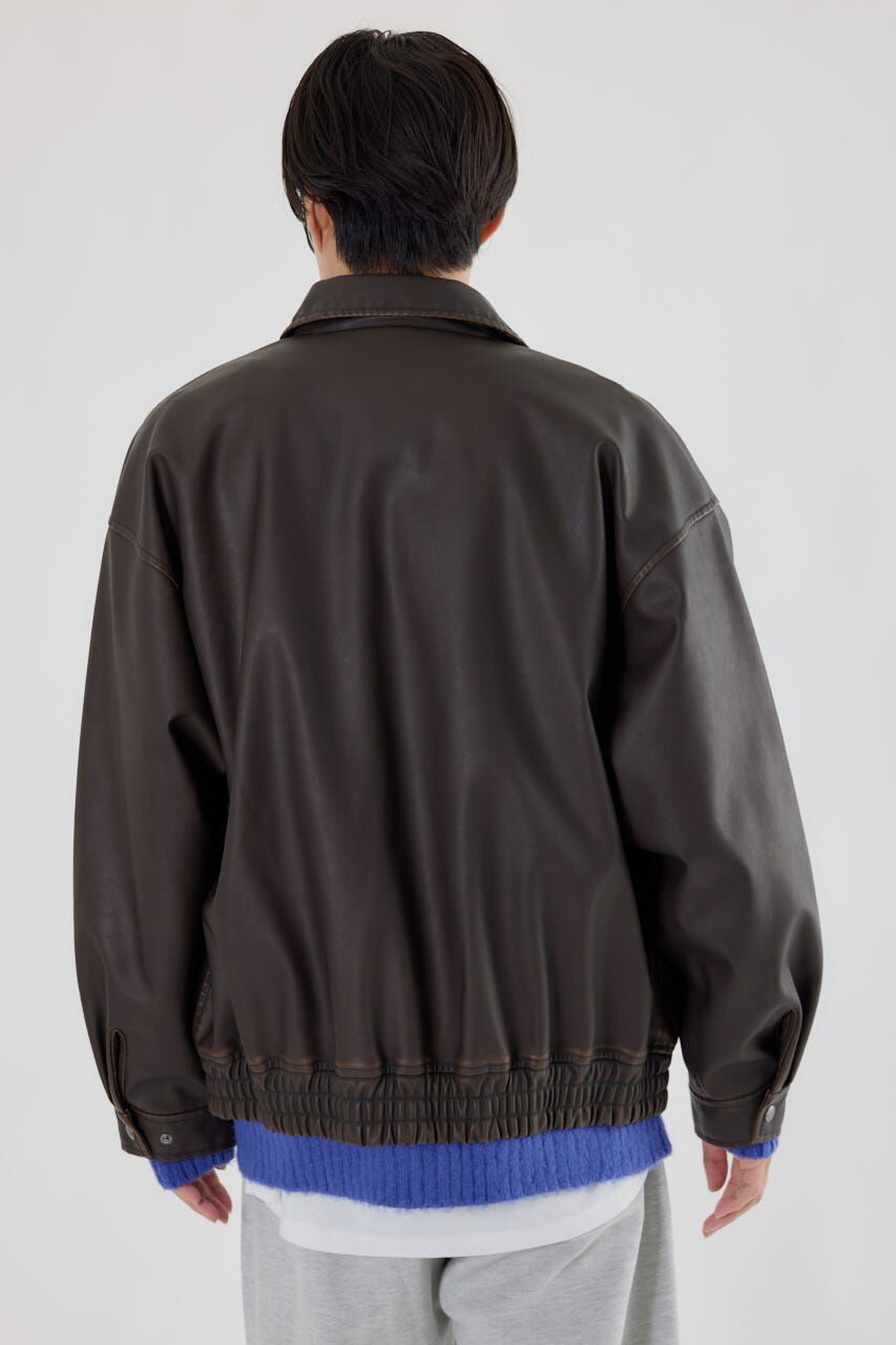 RODEO CROWNS「ヴィンテージフェイクレザーブルゾン」|その他|