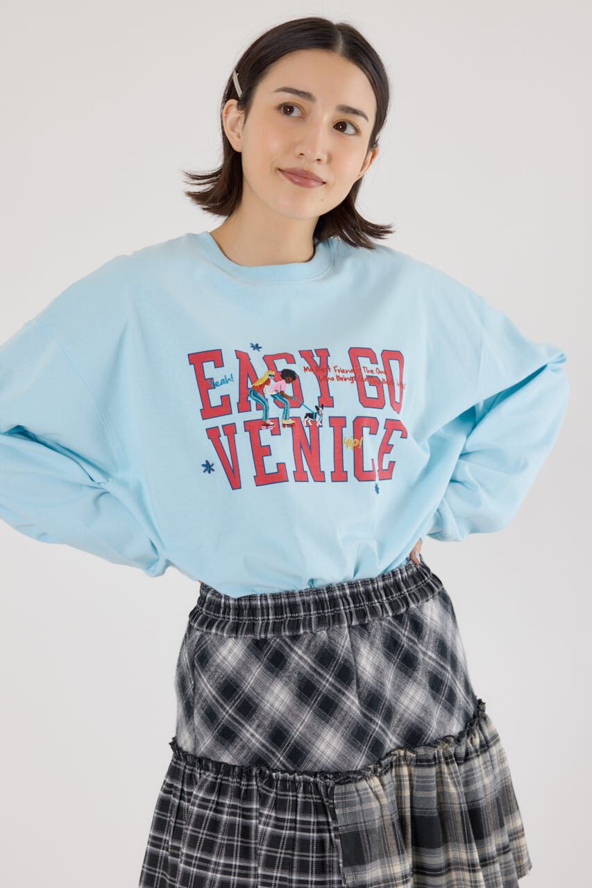 RODEO CROWNS「embroidery collegeロング Tシャツ」|Tシャツ・カットソー|