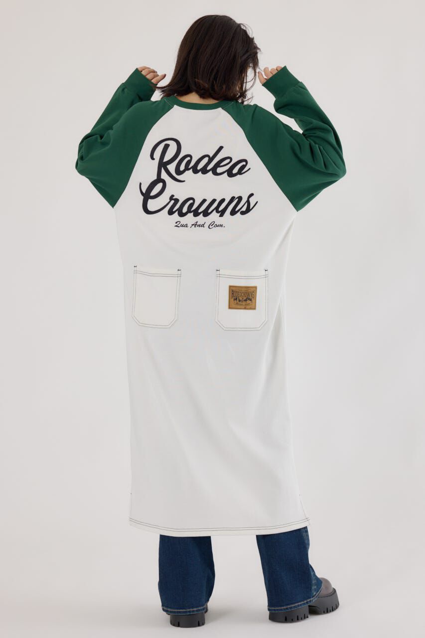RODEO CROWNS「ラグランカラーステッチワンピース」|ワンピース|