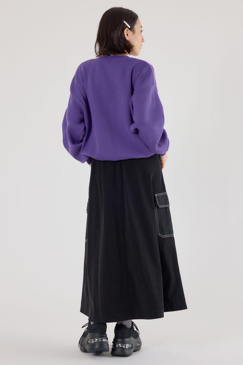 RODEO CROWNS「テープベルト異素材切替カーゴスカート」|スカート|