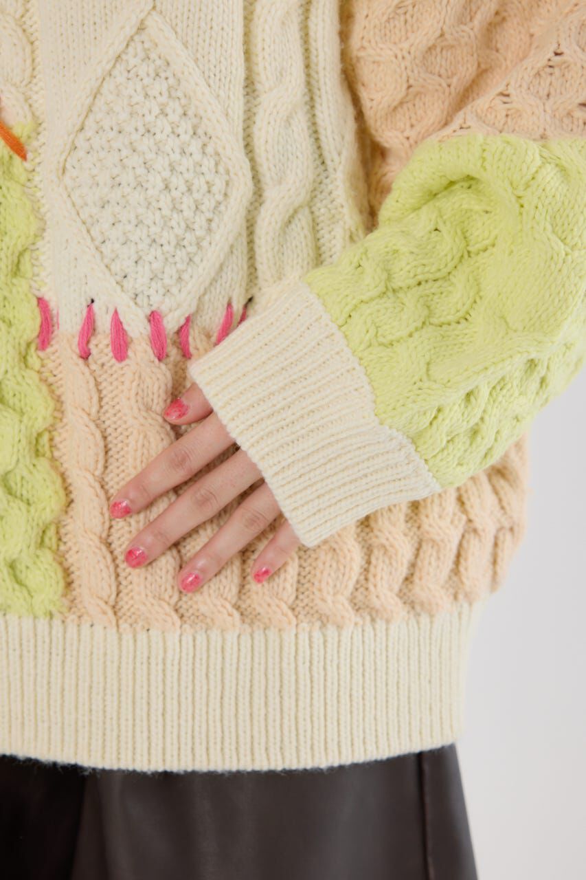 RODEO CROWNS「カスタムケーブルニット」|ニット・セーター|