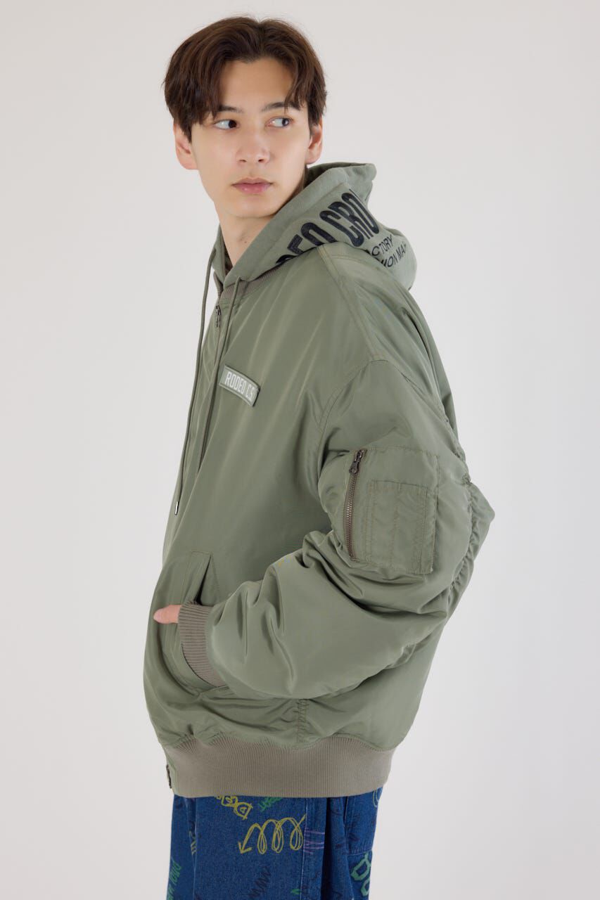 RODEO CROWNS「フーディーMA-1」|ブルゾン・スタジャン|