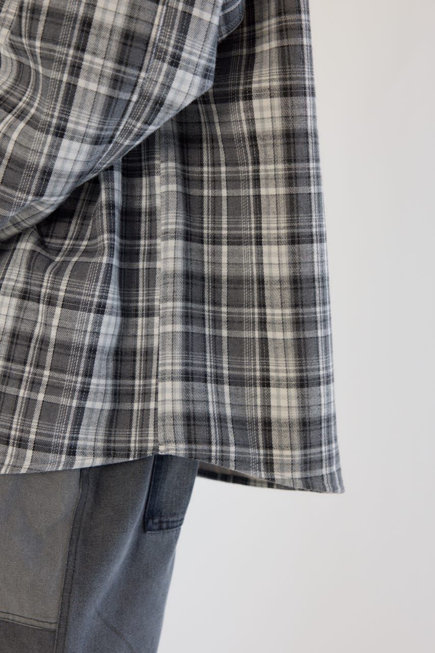 RODEO CROWNS「ボンディングフーデッドチェックシャツ」|シャツ・ブラウス|