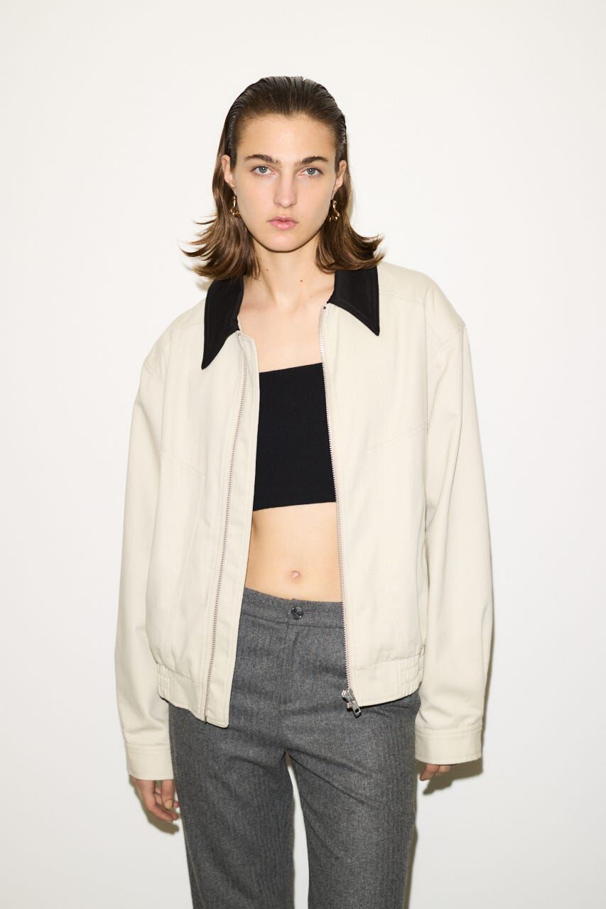 SLY「COTTON SWINGTOP ブルゾン」|ブルゾン・スタジャン|L/BEG1