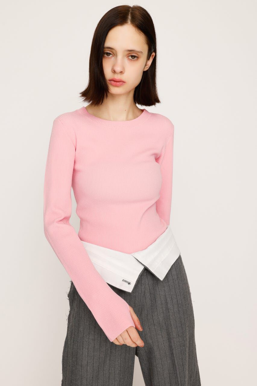 SLY「BASIC HG RIB トップス」|ニット・セーター|