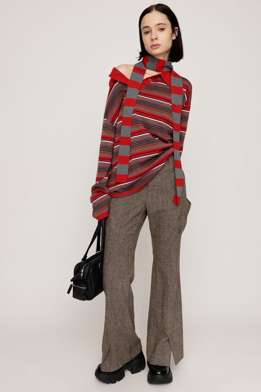 SLY「WIDE BELT FLARE パンツ」|その他|