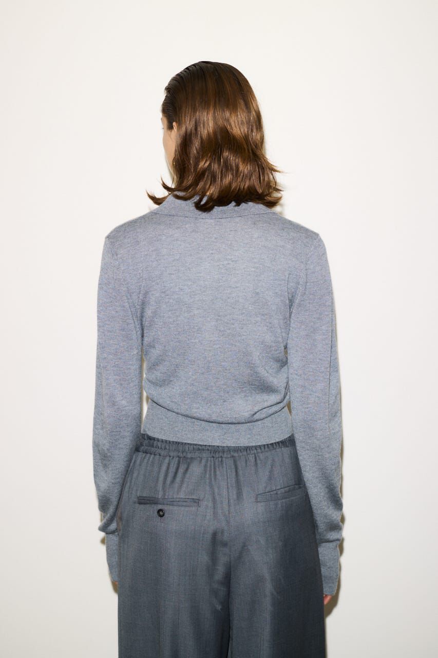 SLY「KNIT POLO 2WAY HG カーディガン」|カーディガン|