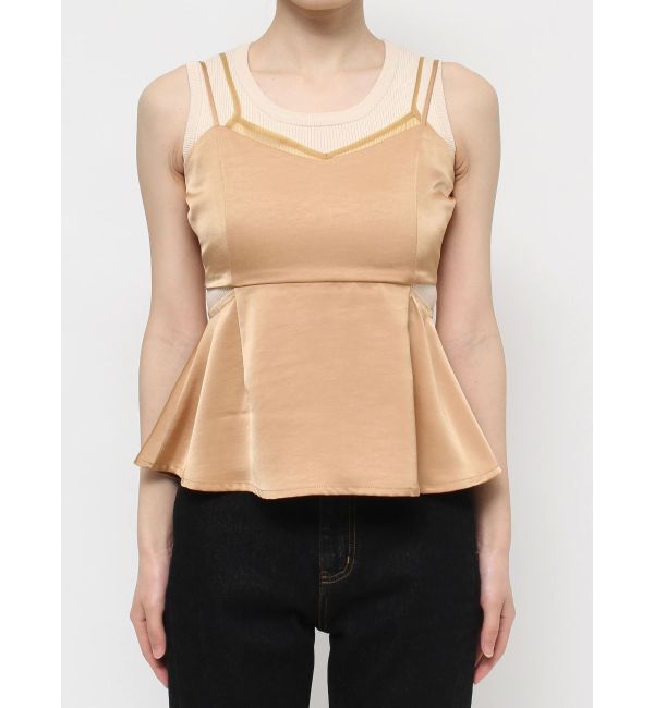 RESEXXY「シアーコンビキャミソール」|キャミソール|