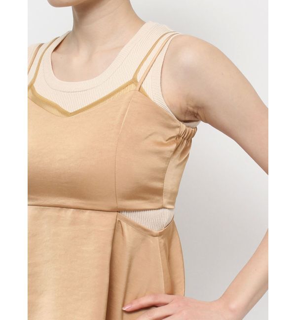 RESEXXY「シアーコンビキャミソール」|キャミソール|