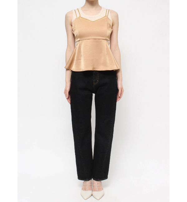 RESEXXY「シアーコンビキャミソール」|キャミソール|