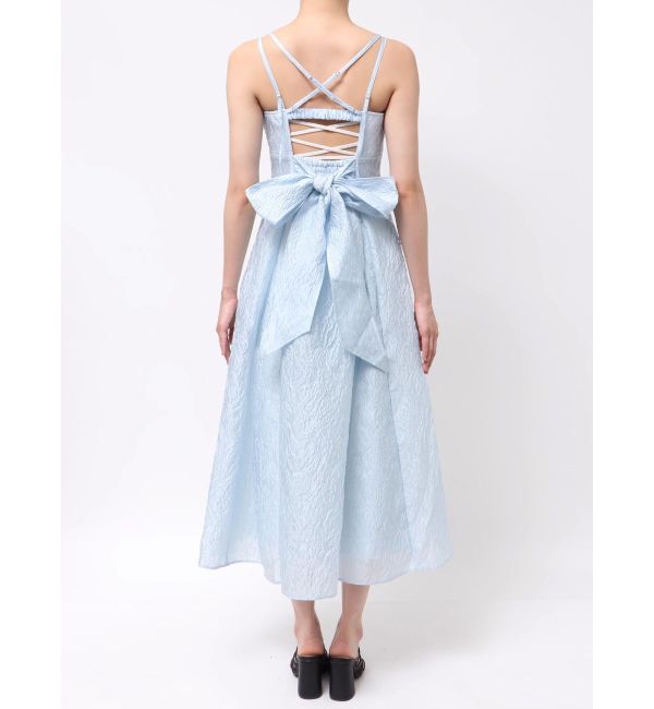 dazzlin「バックリボンジャカードキャミワンピース」|ワンピース|