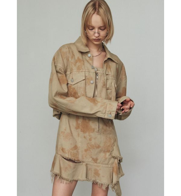 EMODA「バルーンコンパクトデニムブルゾン」|ブルゾン・スタジャン|