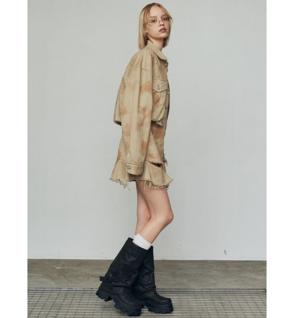 EMODA「バルーンコンパクトデニムブルゾン」|ブルゾン・スタジャン|