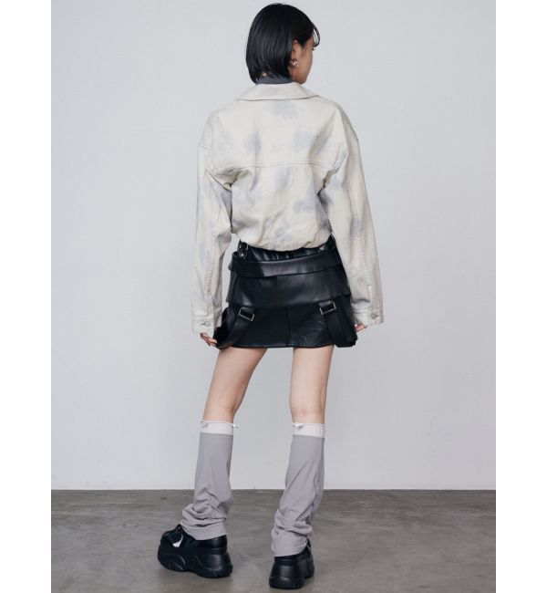 EMODA「バルーンコンパクトデニムブルゾン」|ブルゾン・スタジャン|