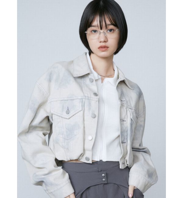 EMODA「バルーンコンパクトデニムブルゾン」|ブルゾン・スタジャン|
