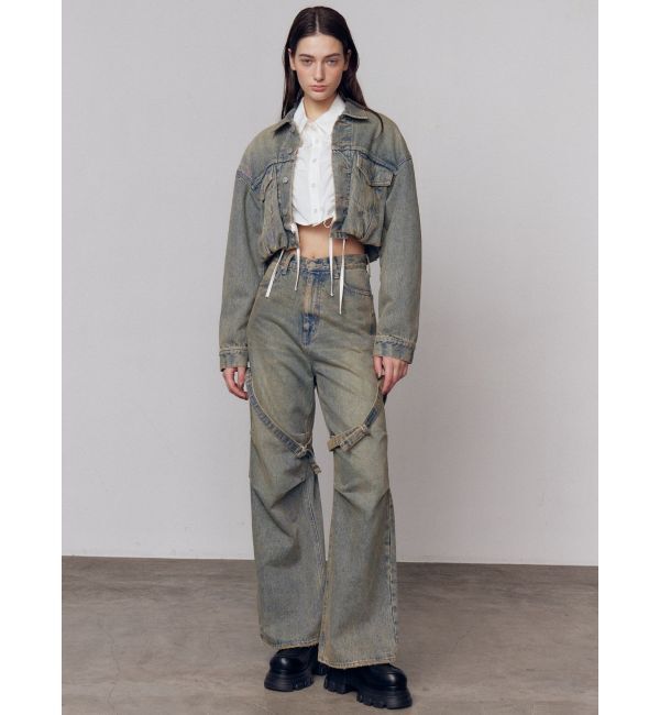 EMODA「バルーンコンパクトデニムブルゾン」|ブルゾン・スタジャン|