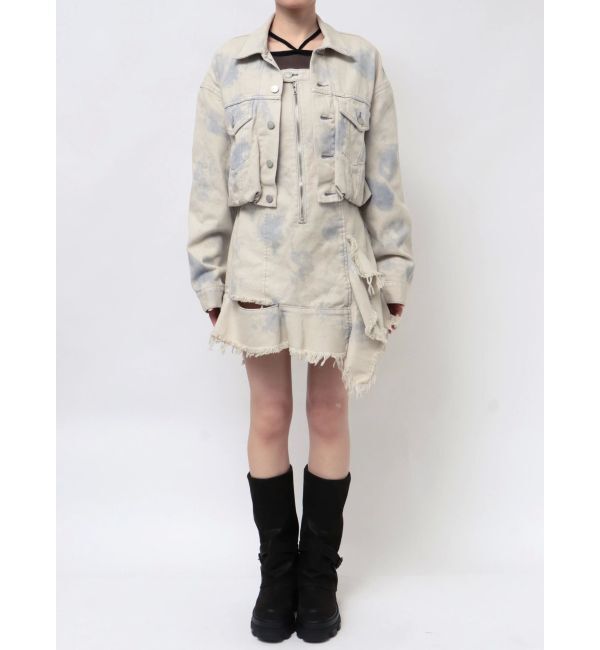 EMODA「バルーンコンパクトデニムブルゾン」|ブルゾン・スタジャン|