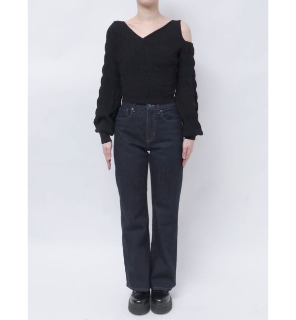 EMODA「アシンメトリークロスニット」|ニット・セーター|