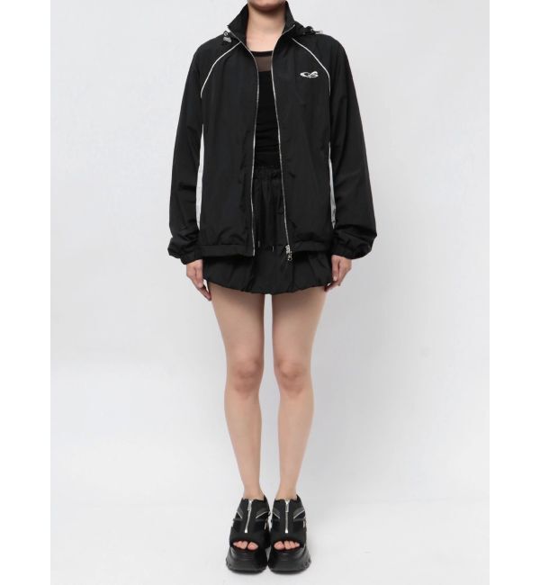 EMODA「ナイロンジップアップブルゾン」|ブルゾン・スタジャン|