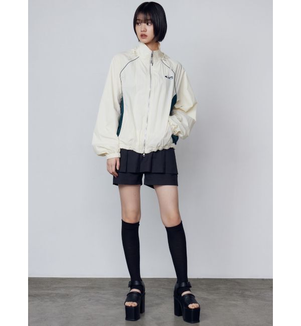 EMODA「ナイロンジップアップブルゾン」|ブルゾン・スタジャン|