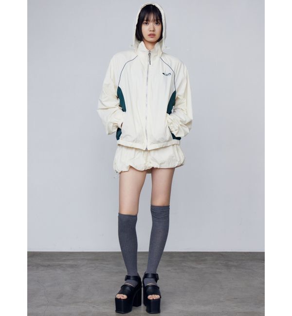 EMODA「ナイロンジップアップブルゾン」|ブルゾン・スタジャン|