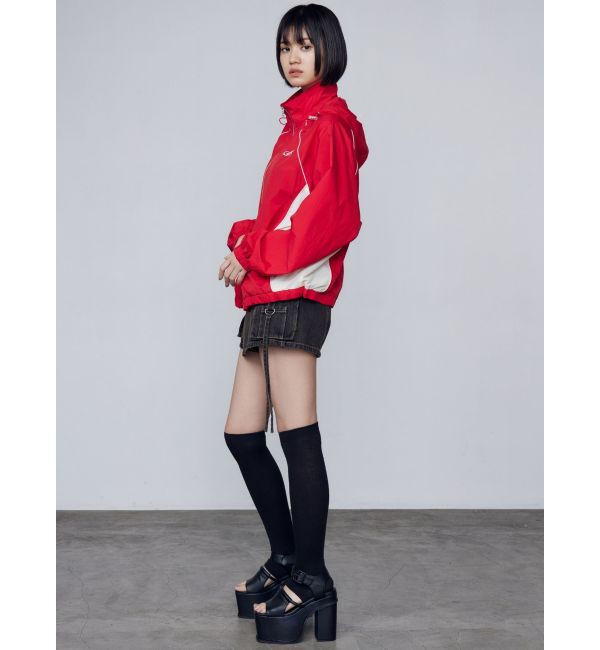 EMODA「ナイロンジップアップブルゾン」|ブルゾン・スタジャン|