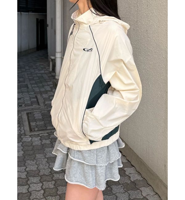 EMODA「ナイロンジップアップブルゾン」|ブルゾン・スタジャン|