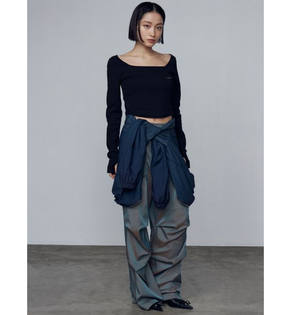 EMODA「ナイロンジップアップブルゾン」|ブルゾン・スタジャン|