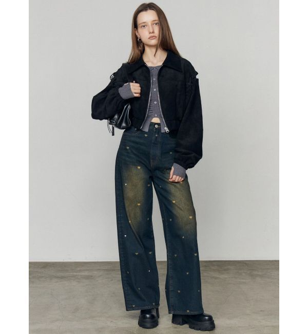 EMODA「フェイクスエードブルゾン」|ブルゾン・スタジャン|