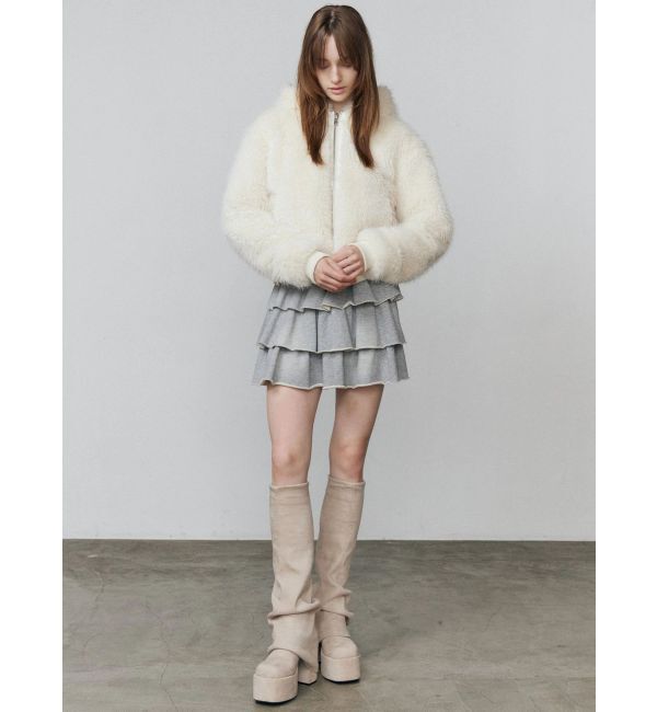 EMODA「フードフェイクファーブルゾン」|ブルゾン・スタジャン|