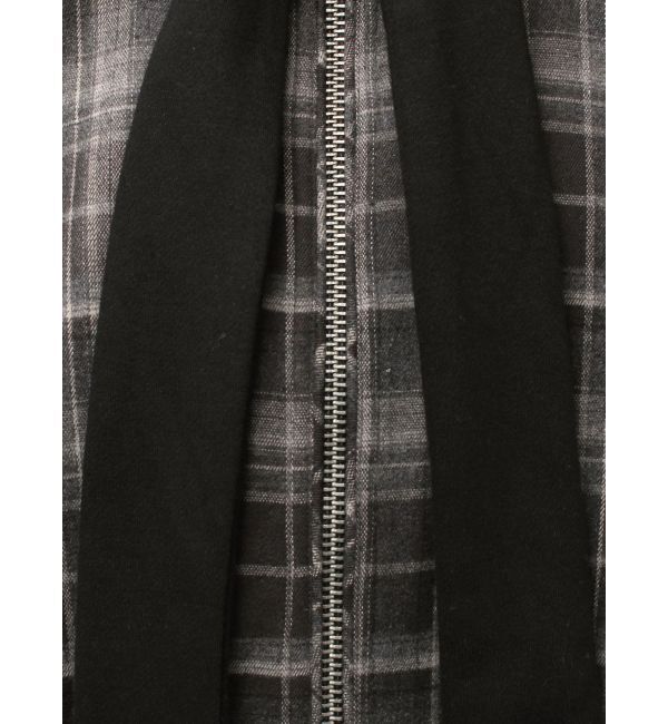 EMODA「スカーフフーディナイロンブルゾン」|ブルゾン・スタジャン|