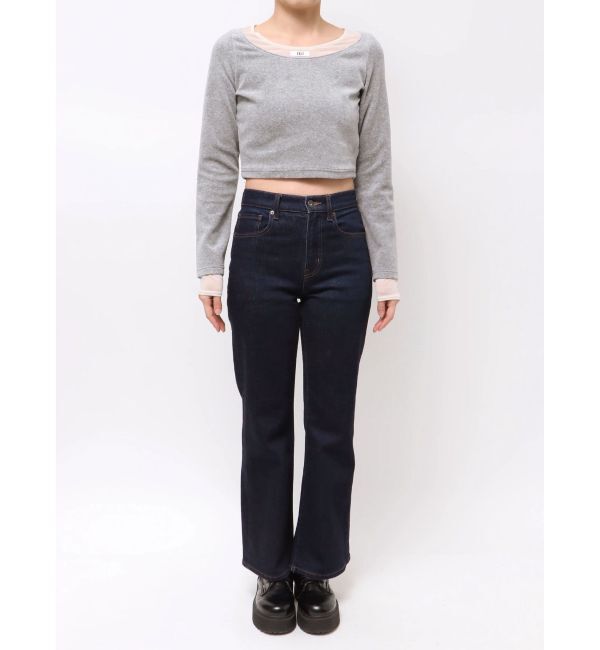 MURUA「シアードッキングベロアトップス」|Tシャツ・カットソー|