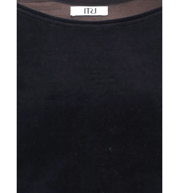 MURUA「シアードッキングベロアトップス」|Tシャツ・カットソー|