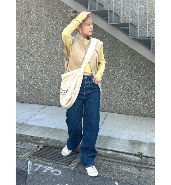 Ungrid「スクエアネックショートロングスリーブTee」|Tシャツ・カットソー|