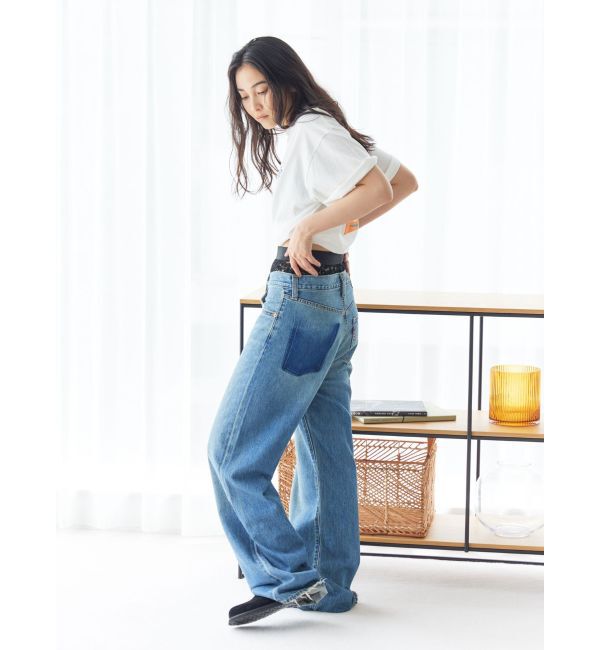 Ungrid「Levi's別注 RIBCAGE WIDE LEGデニム」|デニム|