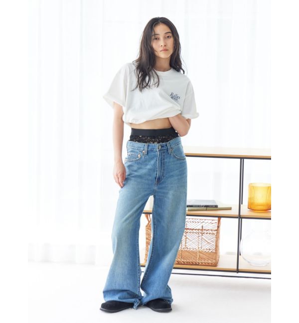 Ungrid「Levi's別注 RIBCAGE WIDE LEGデニム」|デニム|