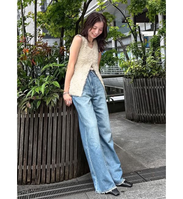 Ungrid「Levi's別注 RIBCAGE WIDE LEGデニム」|デニム|