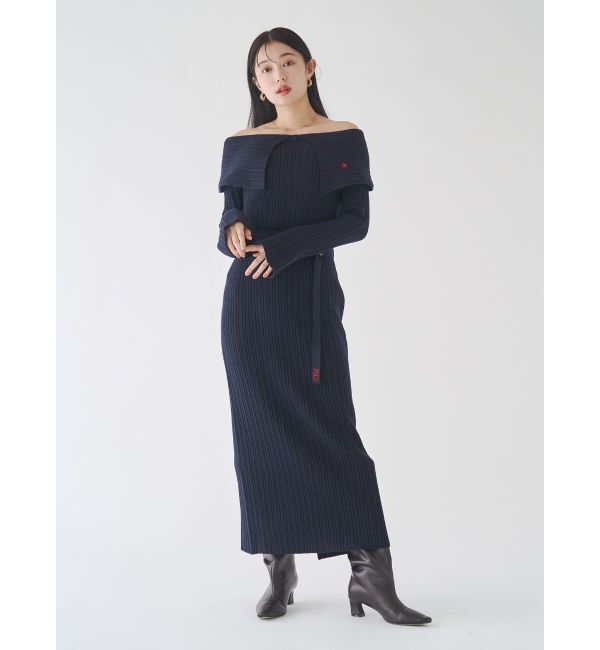 LAGUNAMOON「【POLO BCSコラボ】ワイドカラーニットプルオーバー」|ニット・セーター|