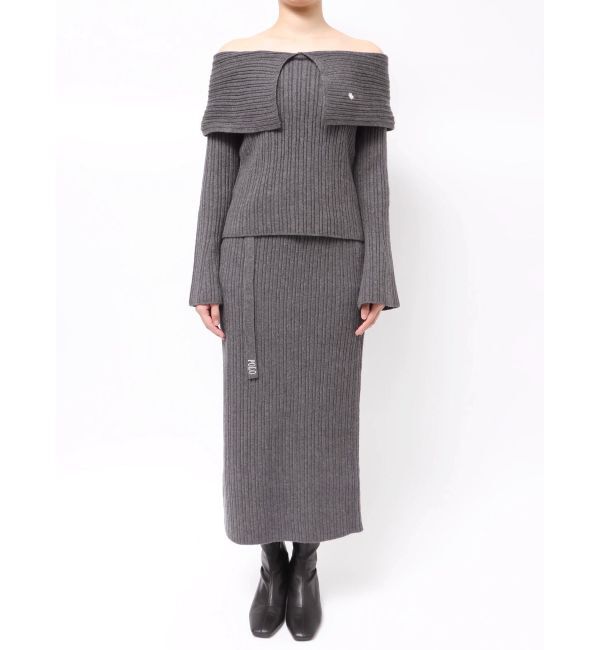 LAGUNAMOON「【POLO BCSコラボ】ワイドカラーニットプルオーバー」|ニット・セーター|