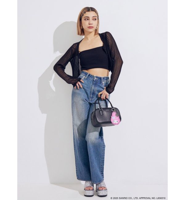 EVRIS「【メロクロコラボ】マイメロディグリッターミラーキーホルダー」|チャーム・キーホルダー|