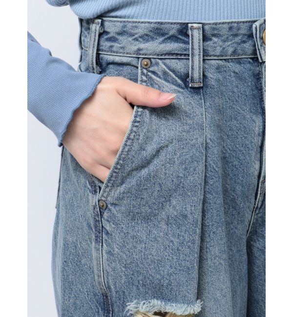 jouetie「【Something &times;PosTokyo】PANEL BALLON WIDE DENIM」|デニム|