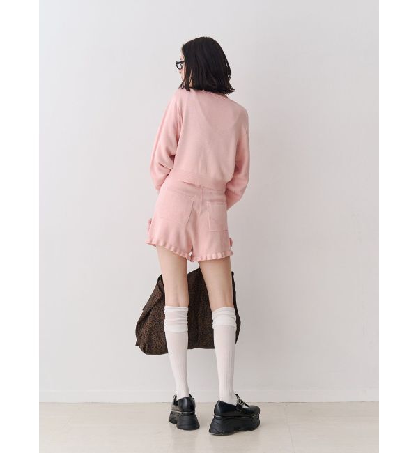 jouetie「ローズモチーフニットショーパン【セットアップ対応】」|その他|