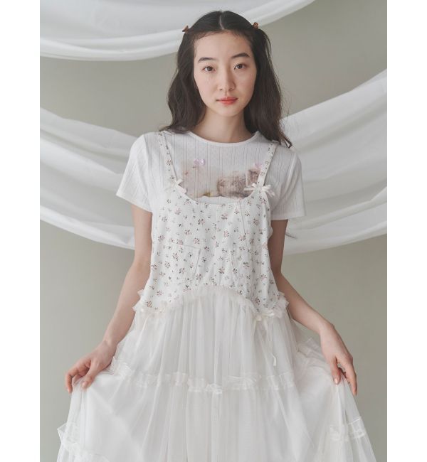 merry jenny「ラビットribbon Tシャツ」|Tシャツ・カットソー|