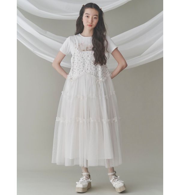 merry jenny「ラビットribbon Tシャツ」|Tシャツ・カットソー|