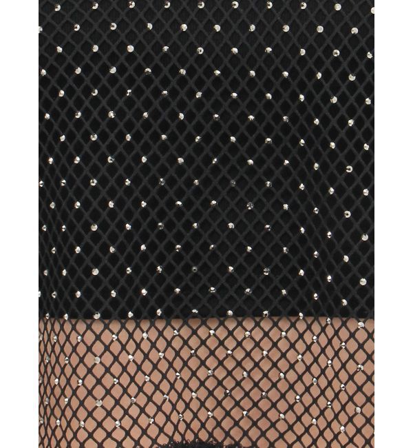 GYDA「メッシュラインストーントップス」|タンクトップ|