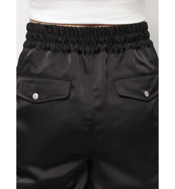 GYDA「サテンギャザーワイドパンツ」|その他|