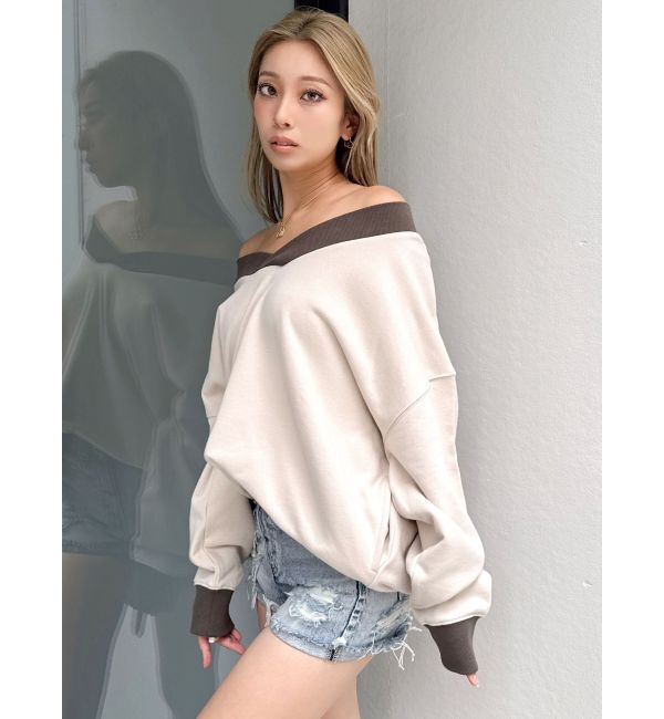 GYDA「ジャストウエストダメージデニムショートパンツ」|デニム|